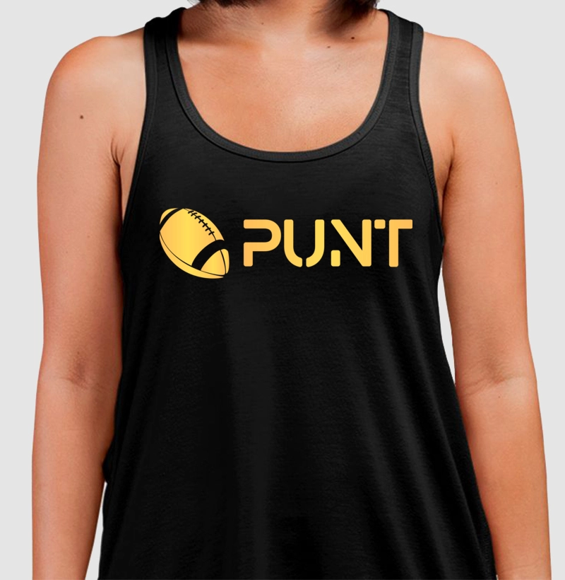 Camiseta regata Logo PUNT Amarelo