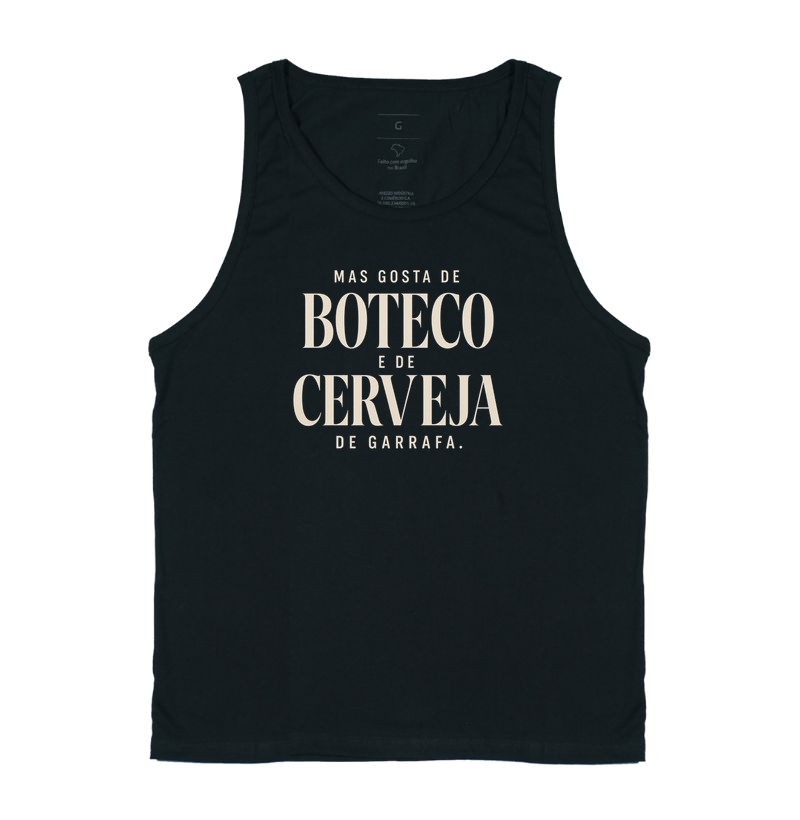 Mas gosta de boteco