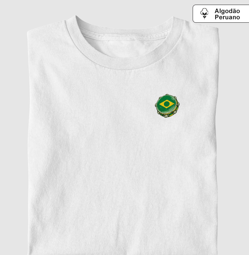 RIP - Pandeiro Brasil (M) - Camiseta Algodão Peruano