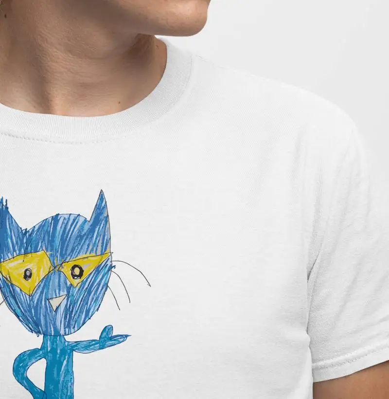 CAMISETA MASC/FEM - GATO FIUFIU