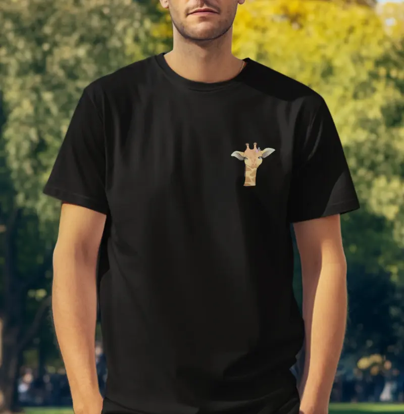 Camiseta Adulto Girafa Pin by Mayra Montano