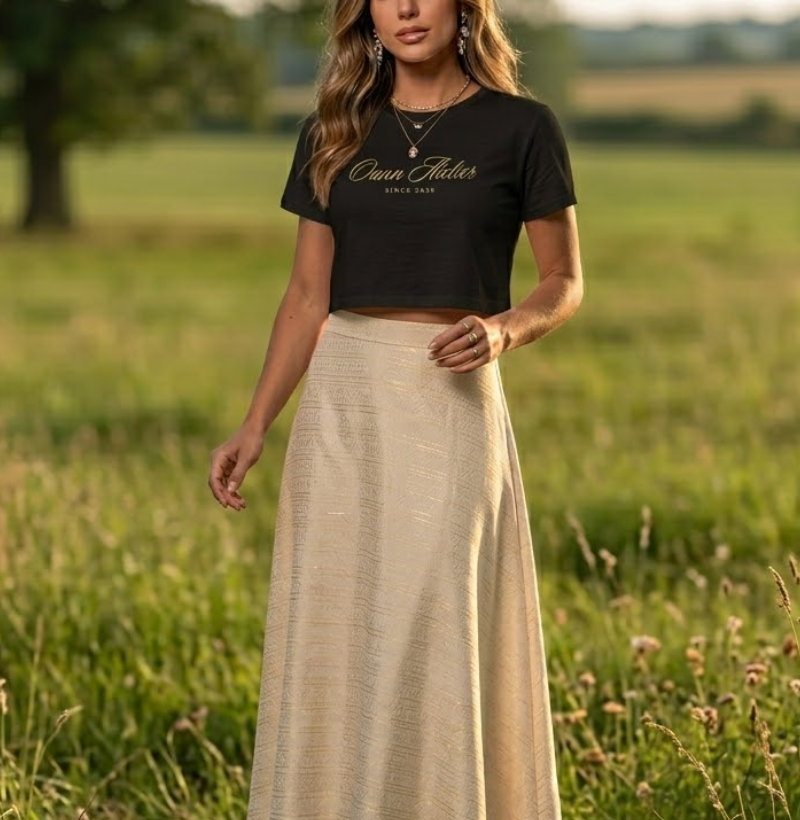 Cropped Qann Atelier 