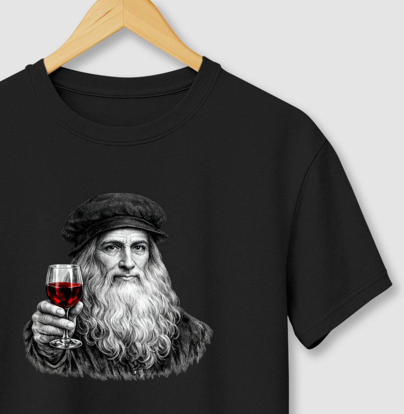 Leonardo Da Vinci Brindando