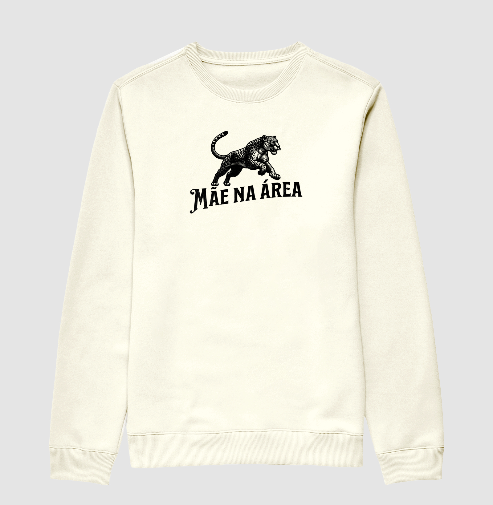 Mãe na área - ilustração preta