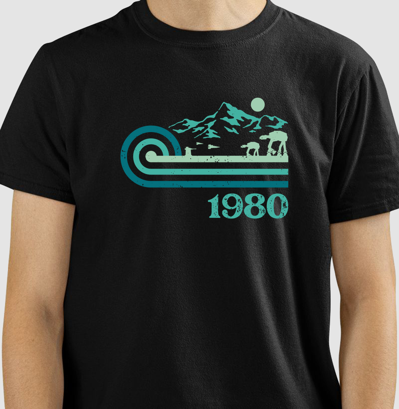 Camiseta Retro Vintage 1980