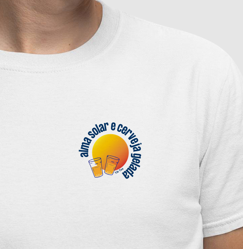 Alma solar e cerveja gelada