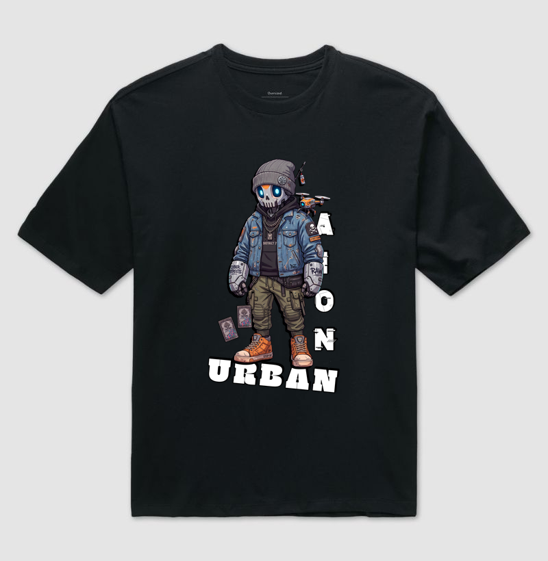 Camiseta Oversized Apollo Urban | Linha Abstract — Aion Abstract