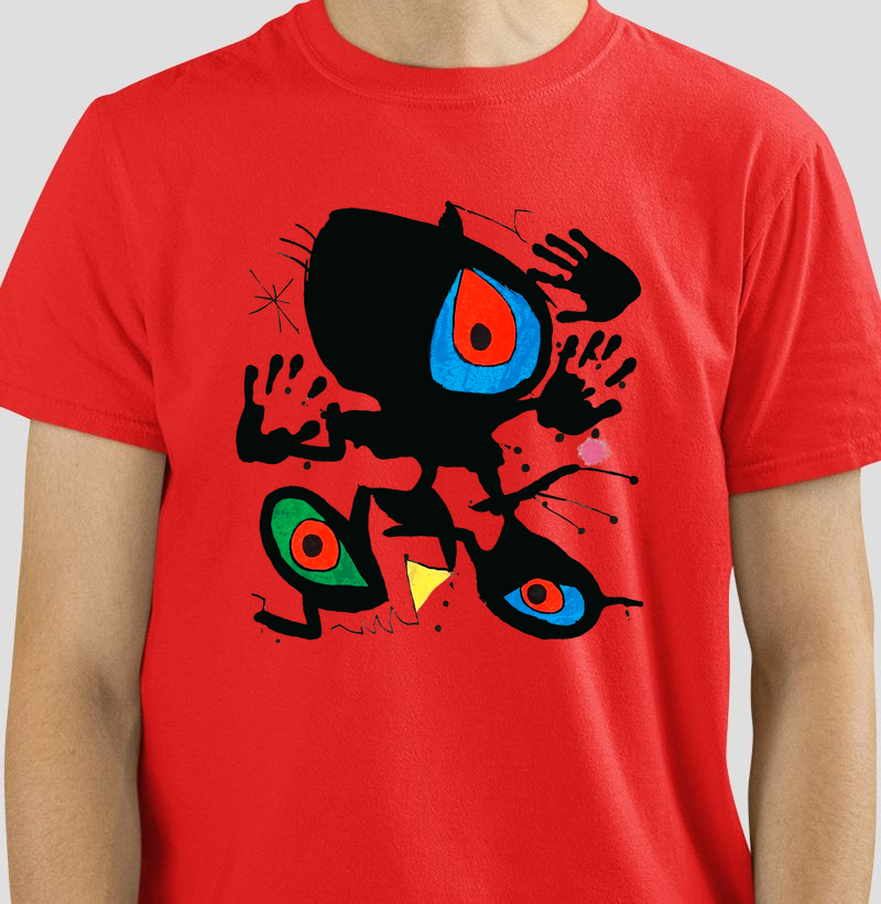 Camiseta Arte Surrealista Miró 