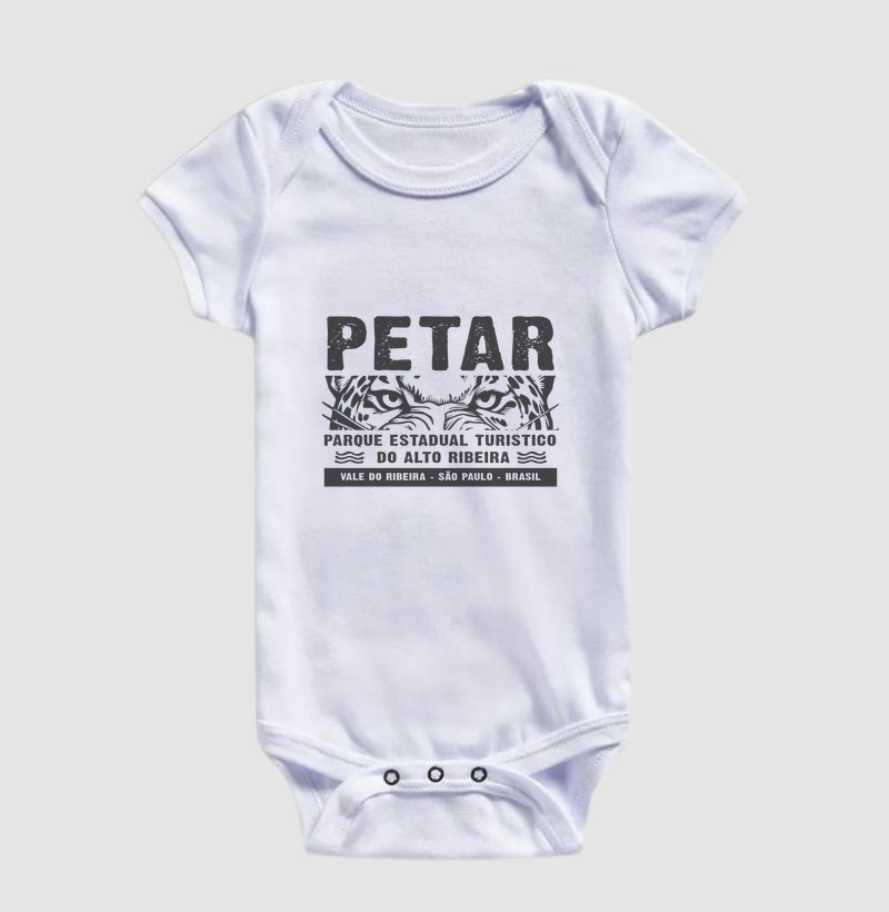 Onça Petar - Body Infantil