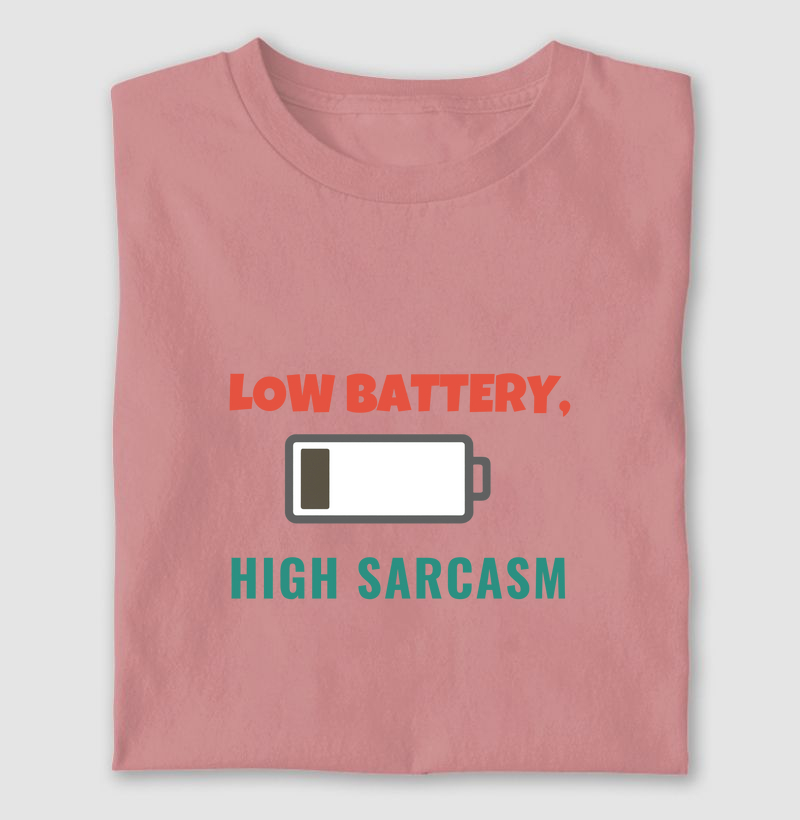 Versão 1 - Low Battery, High Sarcasm
