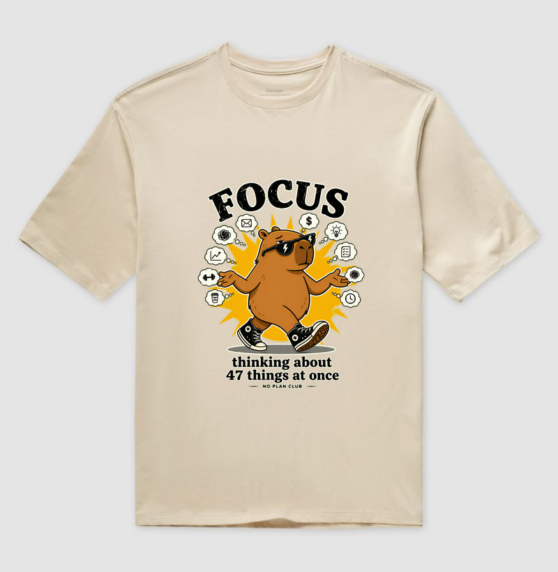 Camiseta Oversized Premium Focus