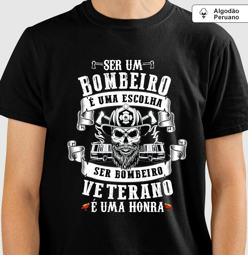 Bombeiro Veterano Algodão Peruano