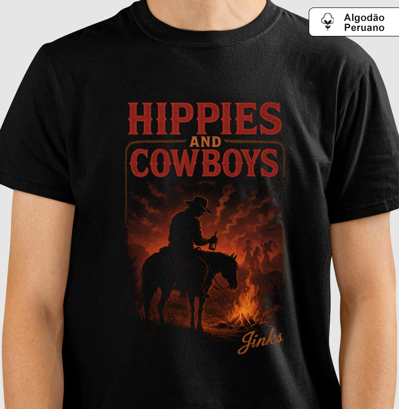 Camiseta Country HIPPIES AND COWBOYS