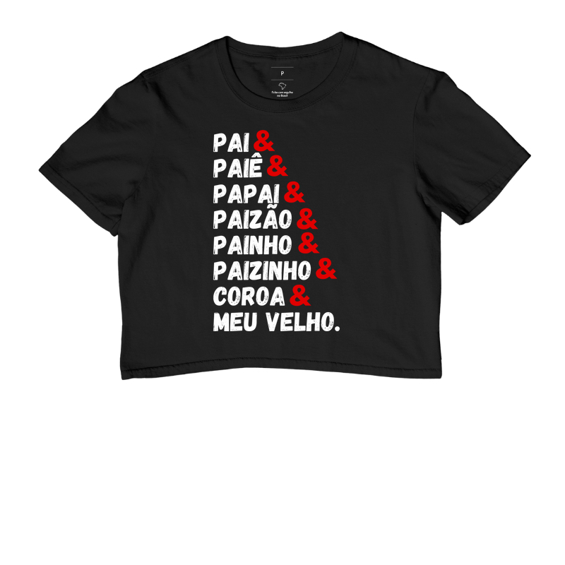 Camiseta Coleção Pai - Pai & - Preta