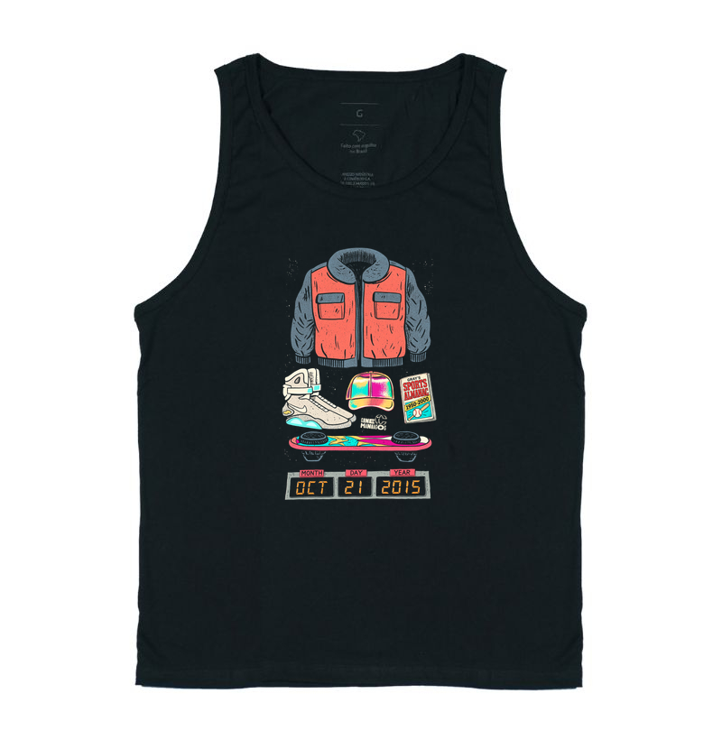 Camiseta Marty 2015 — De Volta para o Futuro II - Regata