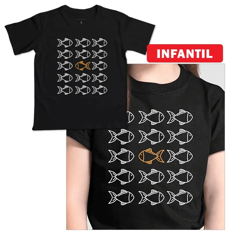 Peixes Nadar Contra Corrente Infantil