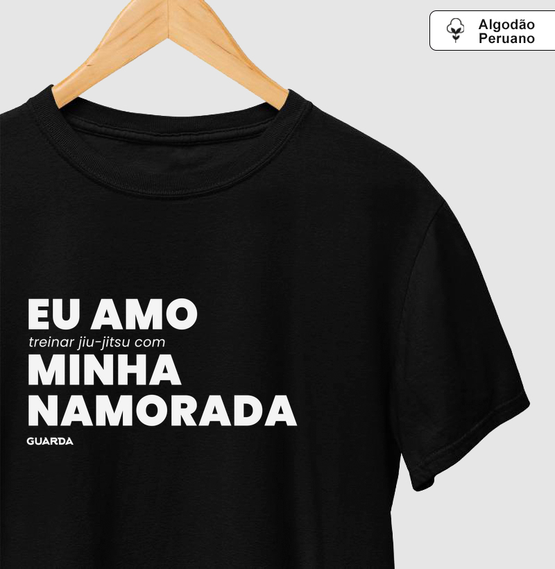 Eu amo treinar jiu-jitsu com minha namorada