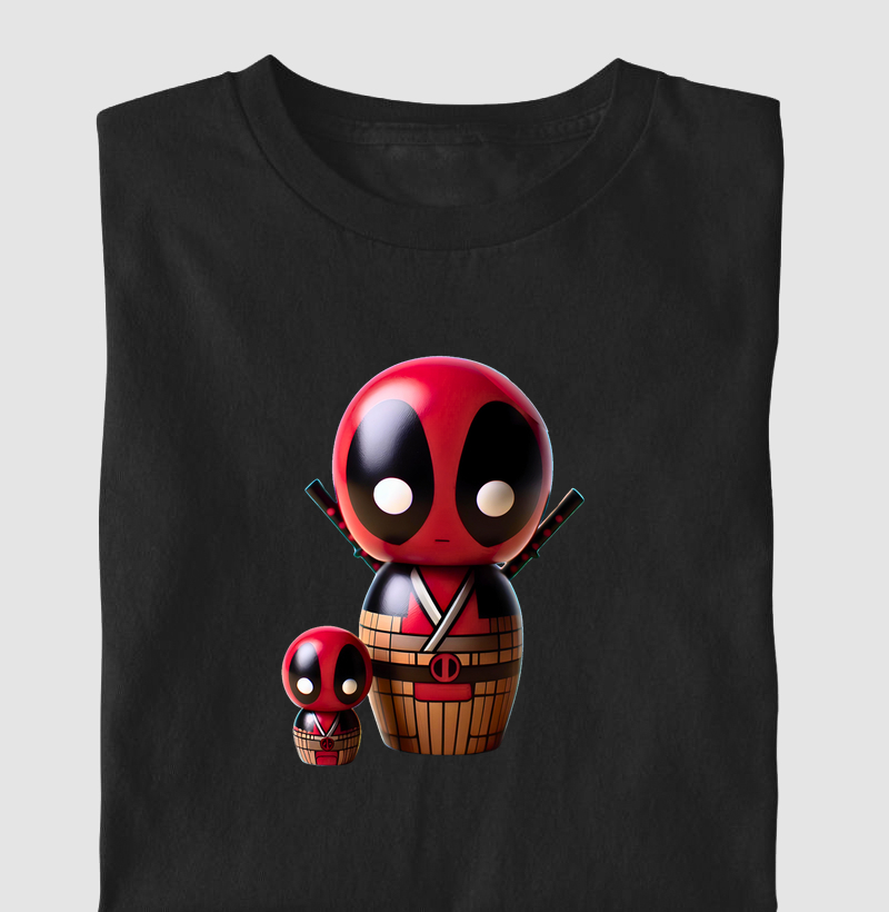 Kokeshi - Samurai vermelho pai e filho