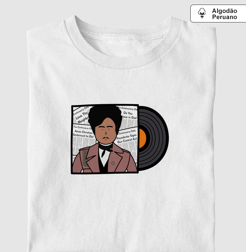 Camiseta Algodão Peruano Inspiração Prince