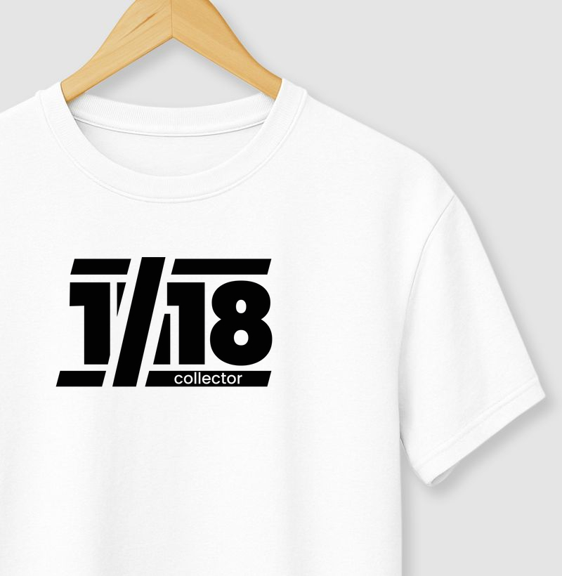 Camiseta colecionador miniaturas 1/18 collector
