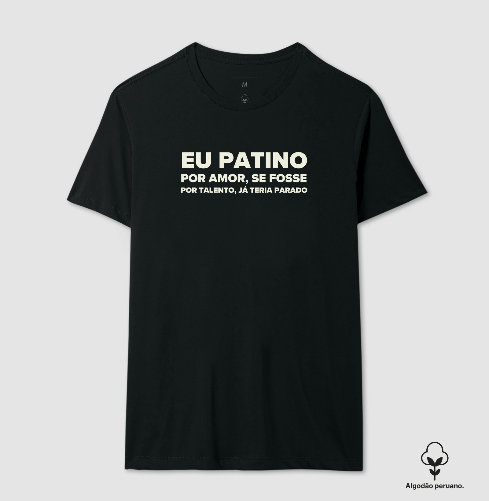Não patino por talento