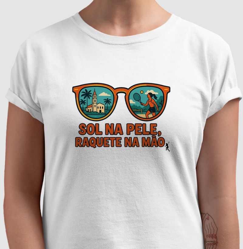 Sol na pele, Raquete na mão 