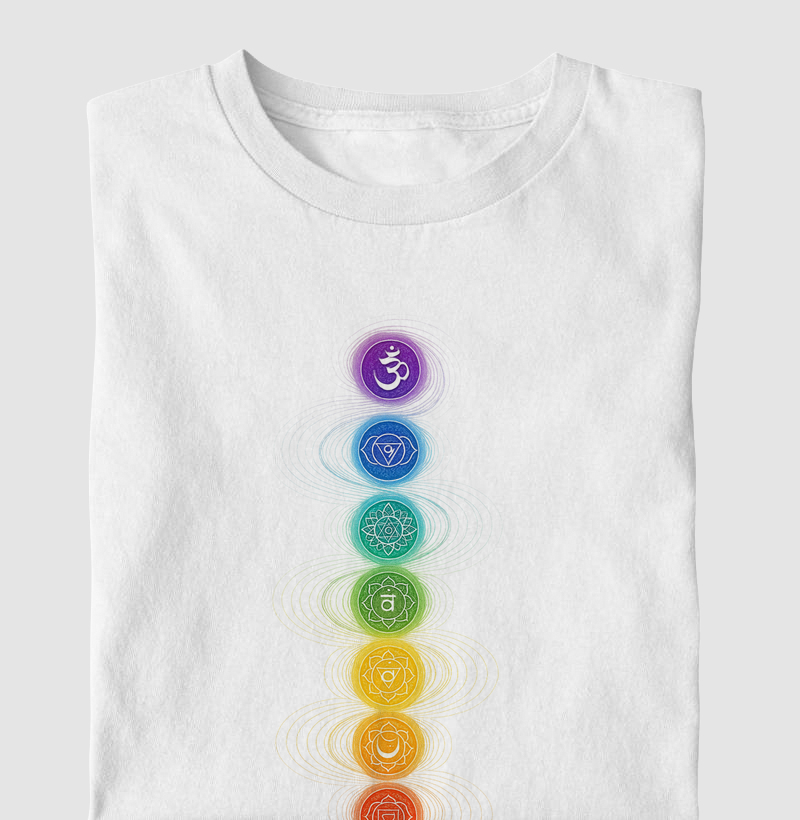 OS 7 CHAKRAS EM ESPIRAL
