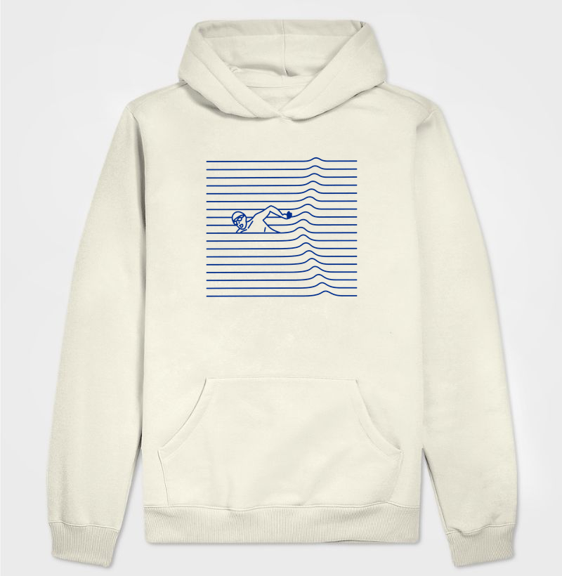 Nado em Linhas - Hoodie Moletom