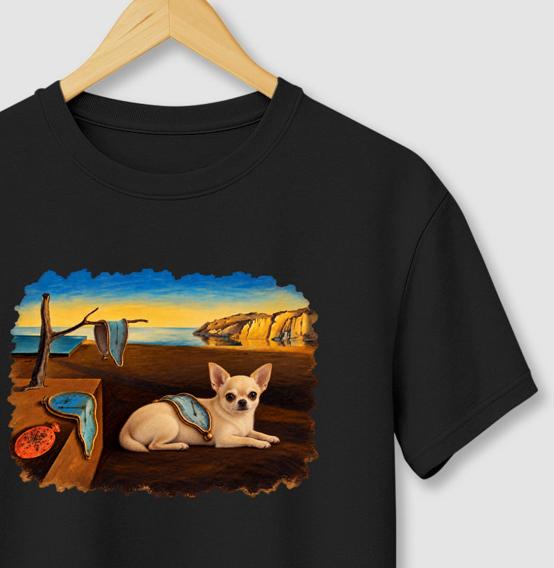 Salvador Dalí Versão Cachorro - Camiseta