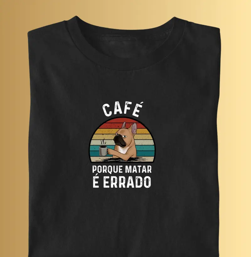 Café porque matar é errado