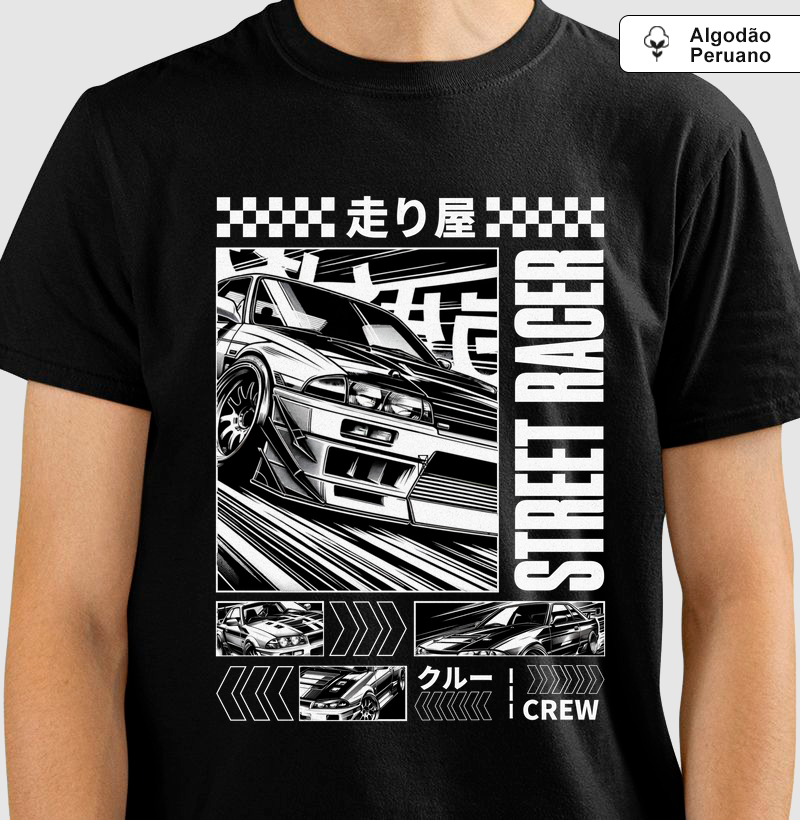 Camiseta Algodão Peruano - Street Racer