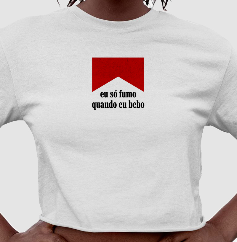 Só fumo bebendo