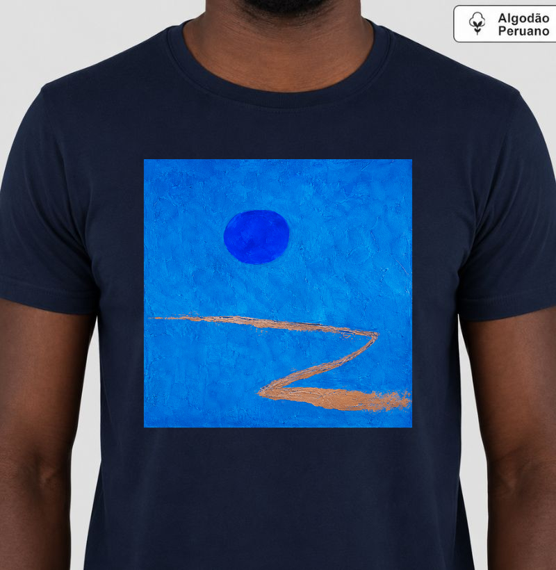 Camiseta Paul Klee O Caminho para o Azul | Algodão Peruano Premium