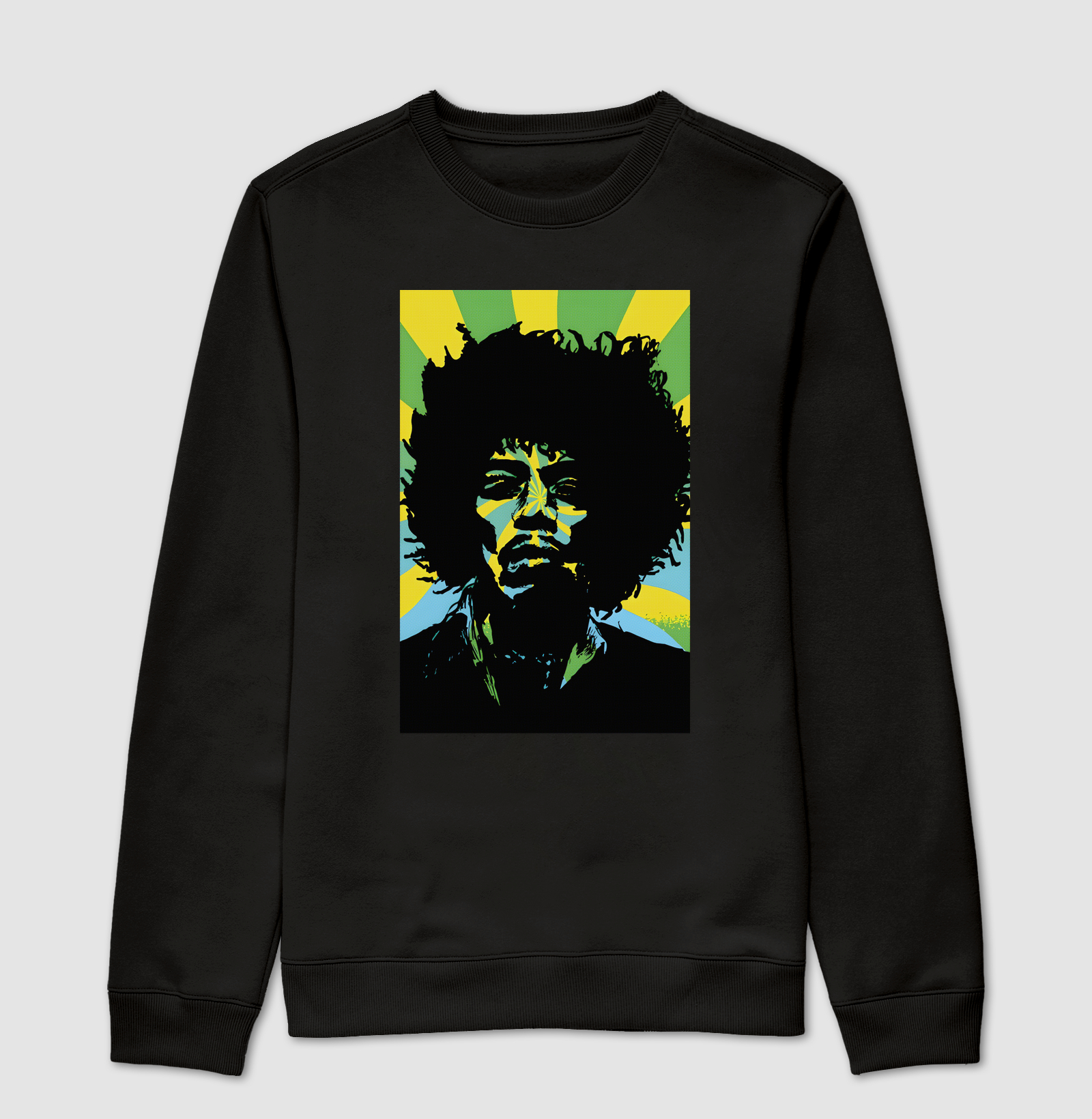 Guitarrista Psicodélico – Estampa Rock Psicodélica