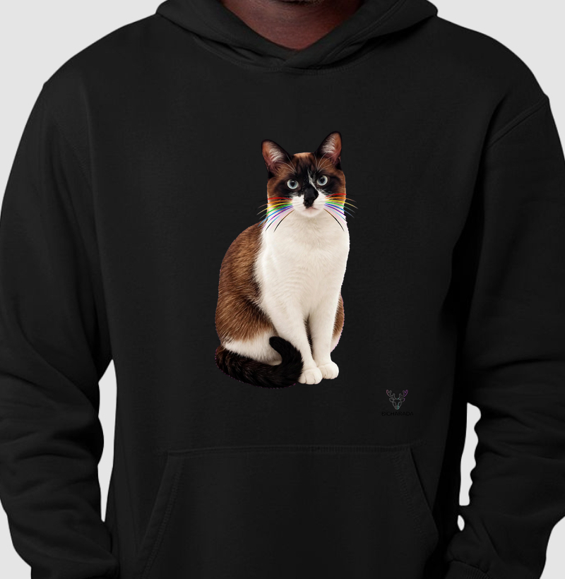 Gato malhado lgbtqiapn+ - Hoodie Moletom