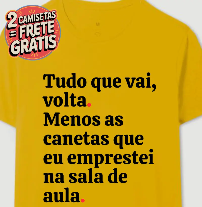Camiseta Tudo Volta