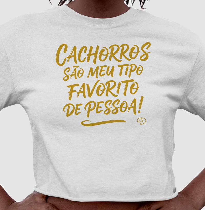 Cachorros são meu tipo favorito de pessoas