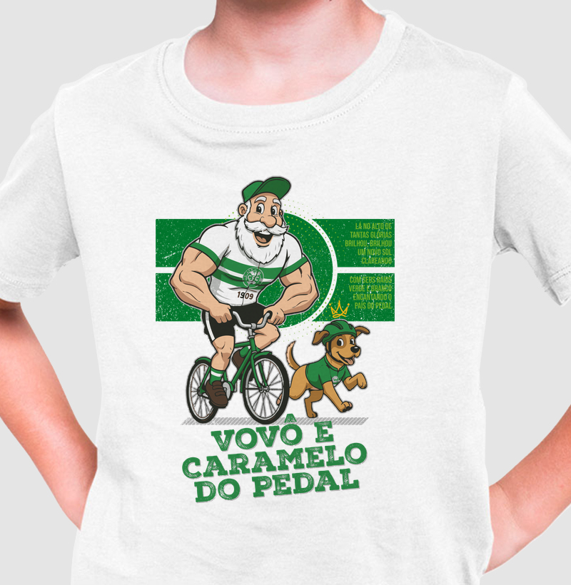 Vovô e caramelo do pedal