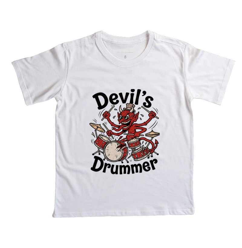 Devil's Drummer - Camiseta Infantil