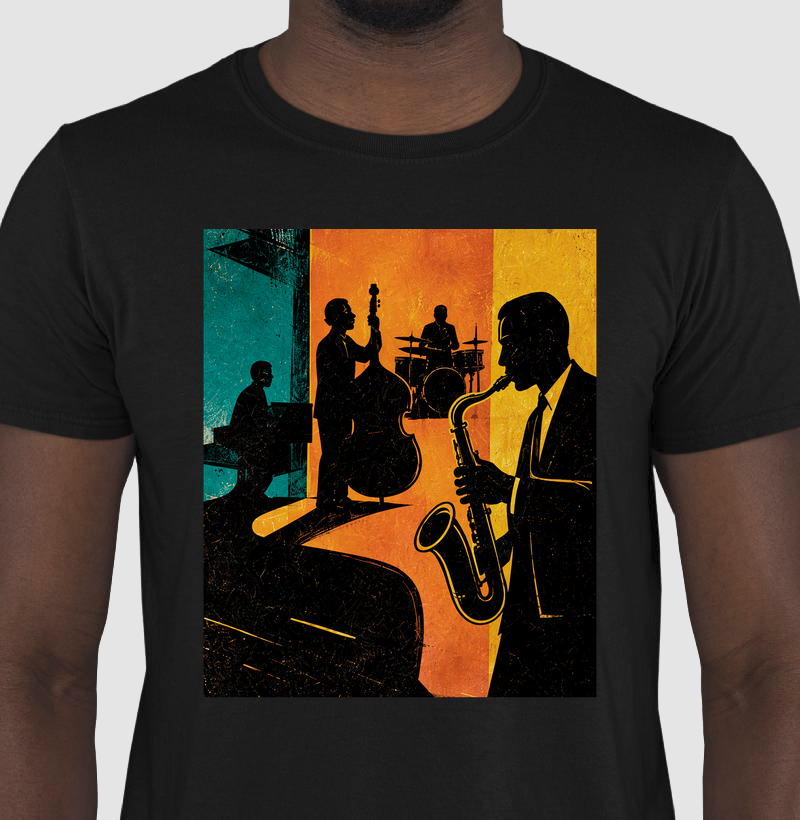 Camiseta Jazz Club Vintage 