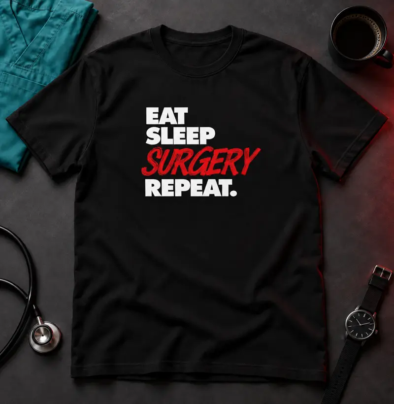 Camiseta — Eat, Sleep, Surgery, Repeat