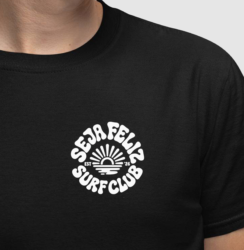 Seja Feliz Surf Club – EST. 26  - Camiseta