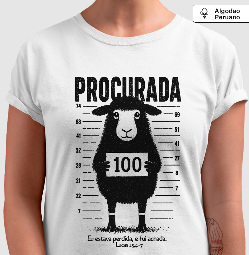 Procurada Ovelha 100 - Algodão Peruano