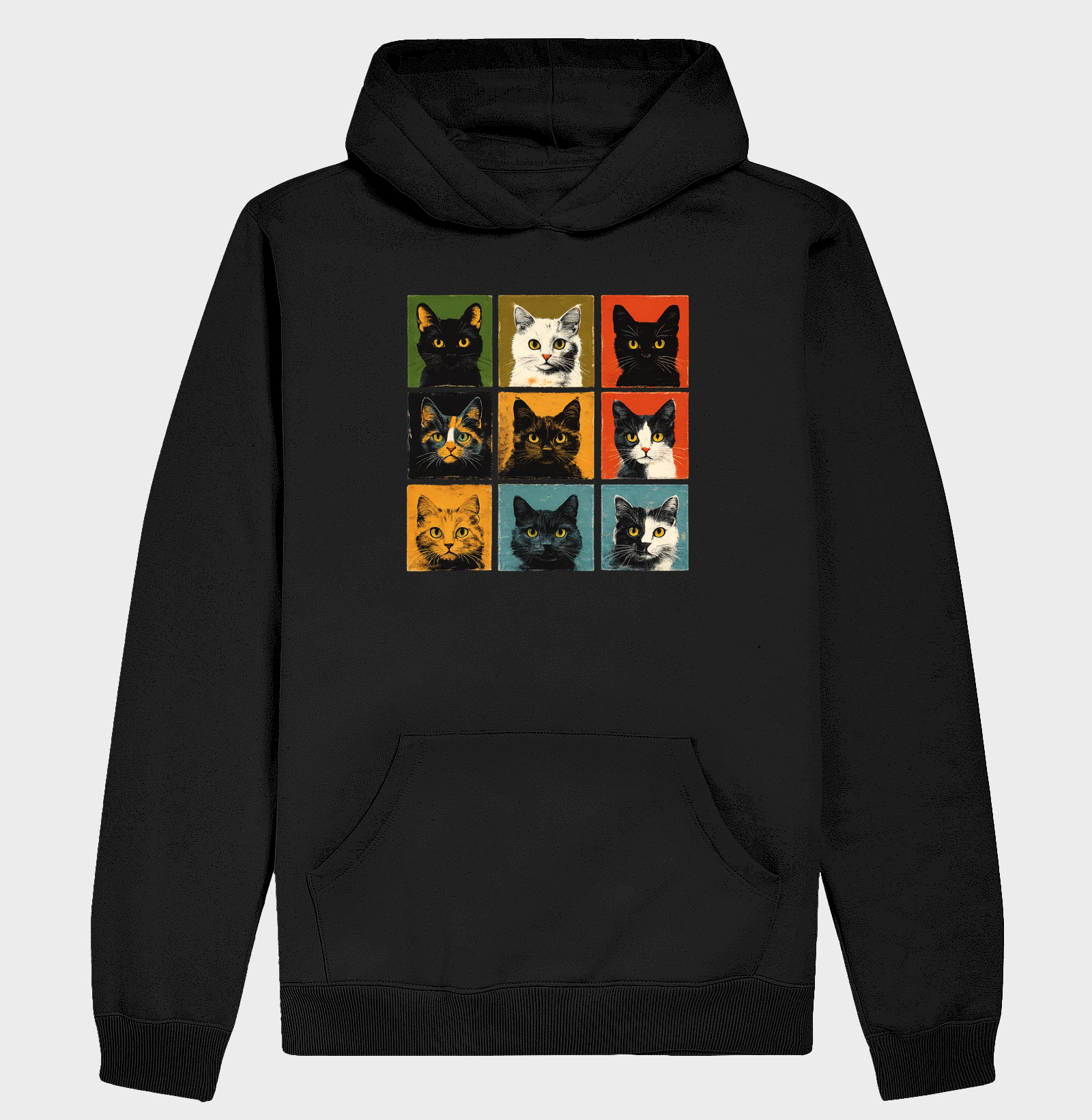 Camiseta Retratos de Gatos