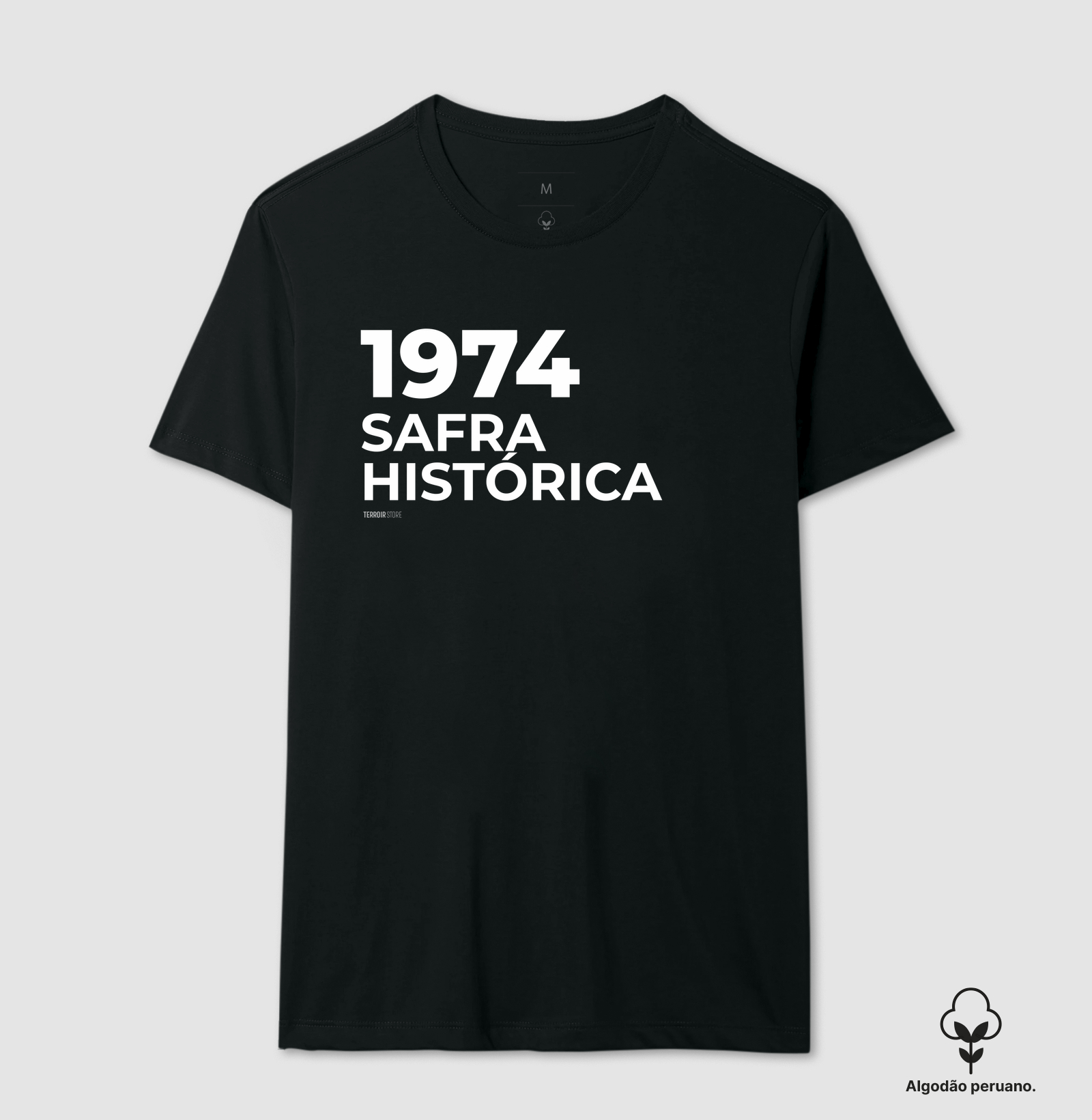 Camiseta Vinho - 1974 • Safra Histórica - Camiseta Algodão Peruano