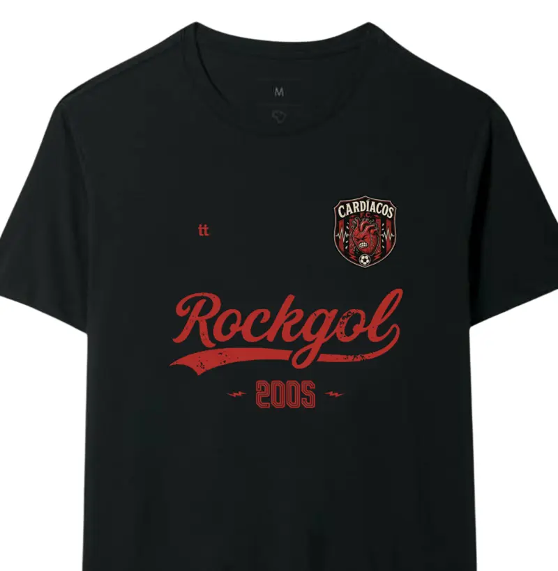 Camiseta Cardíacos F.C. Rockgol 2005 | Futebol Alternativo