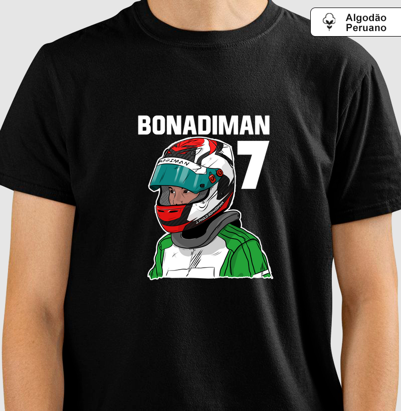 JPBonadiman_7 Black/Blue <<Algodão Peruano>>