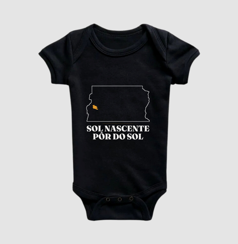 Sol Nascente/Pôr do Sol | Traço DF - Body Infantil