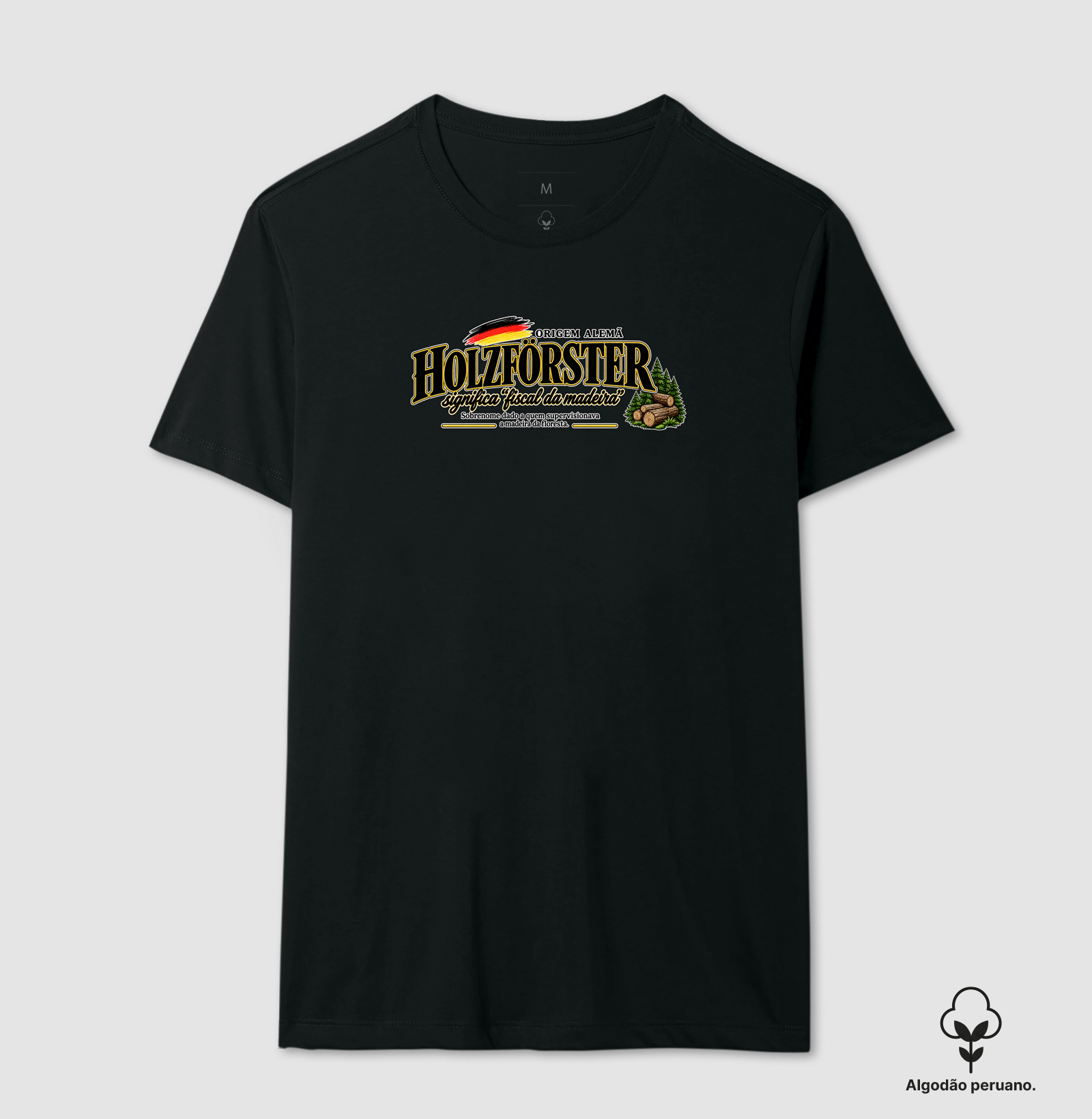 Holzförster  - Camiseta Algodão Peruano