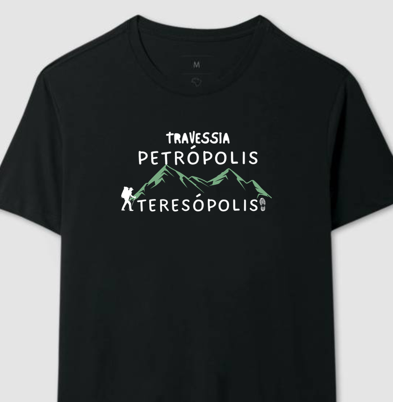 Camiseta Travessia Petrópolis x Teresópolis.